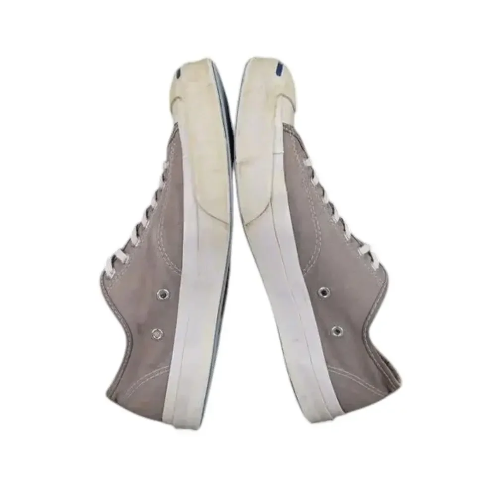 Converse Shoes Mens 9 Sneakers Jack Purcell Comfort Wedge Classic Canvas Grey - Picture 6 of 13